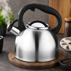 Ceainic cu fluier din oțel inoxidabil Bonn 2,5 l