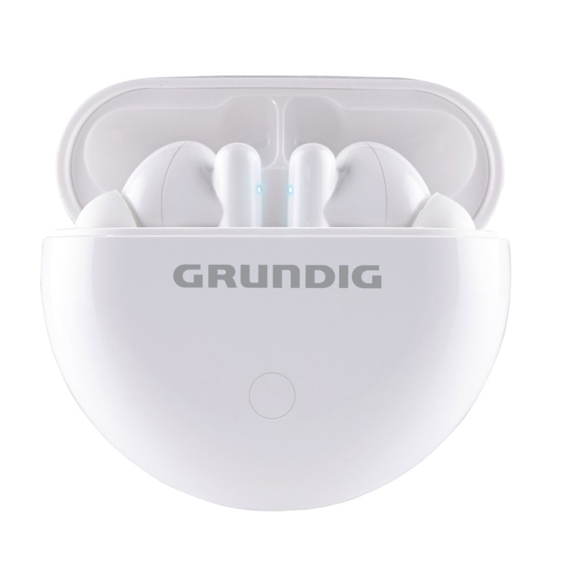 Bezdrátová bluetooth sluchátka GRUNDIG 350mAh bílá