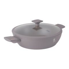 Pánev s titanovým povrchem a poklicí  32 cm Taupe Collection
