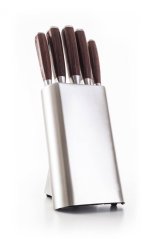 Set cuțite G21 Gourmet Steely 5 buc + bloc din oțel inoxidabil Set cuțite G21 Gourmet Steely 5 buc + bloc din oțel inoxidabil