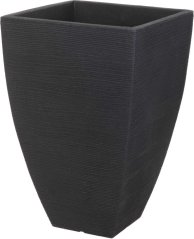 Rebrovaný kvetináč 40 x 60 cm antracitový