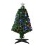 Vánoční stromeček s LED osvětlením 90 cm barevný