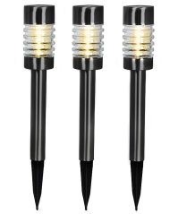 Lampa solara gradina set 3 buc neagra
