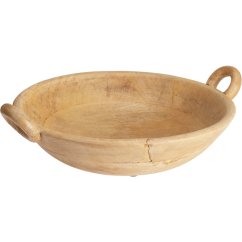 Mísa servírovací mangové dřevo 30-35 x 9 cm přírodní
