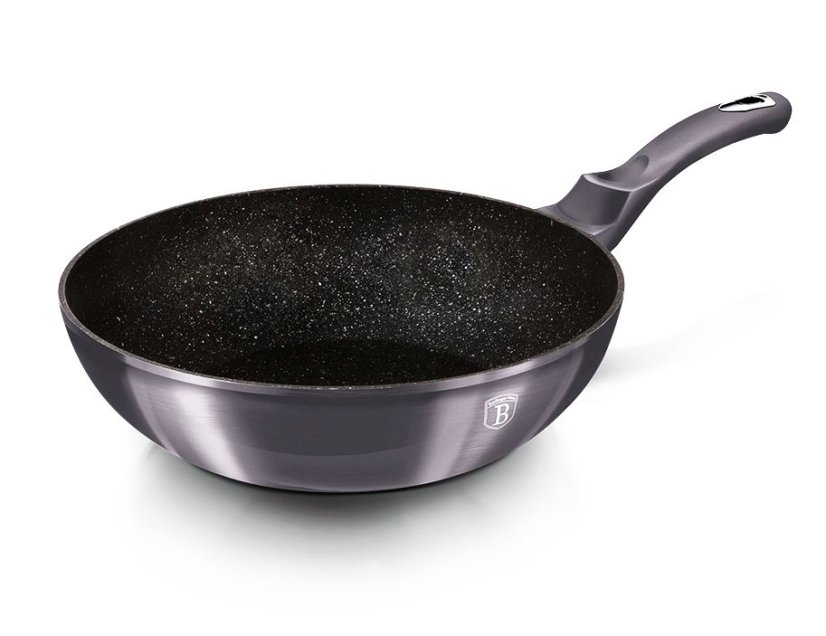 Pánev WOK s mramorovým povrchem 28 cm Carbon PRO Line