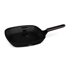 Grilovacia panvica s titánovým povrchom a vekom 28 cm Black Rose Collection