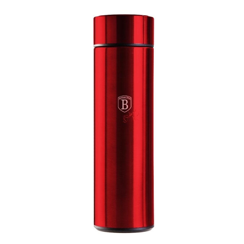 Termoska nerez s LED displejem 450 ml Burgundy Metallic Line