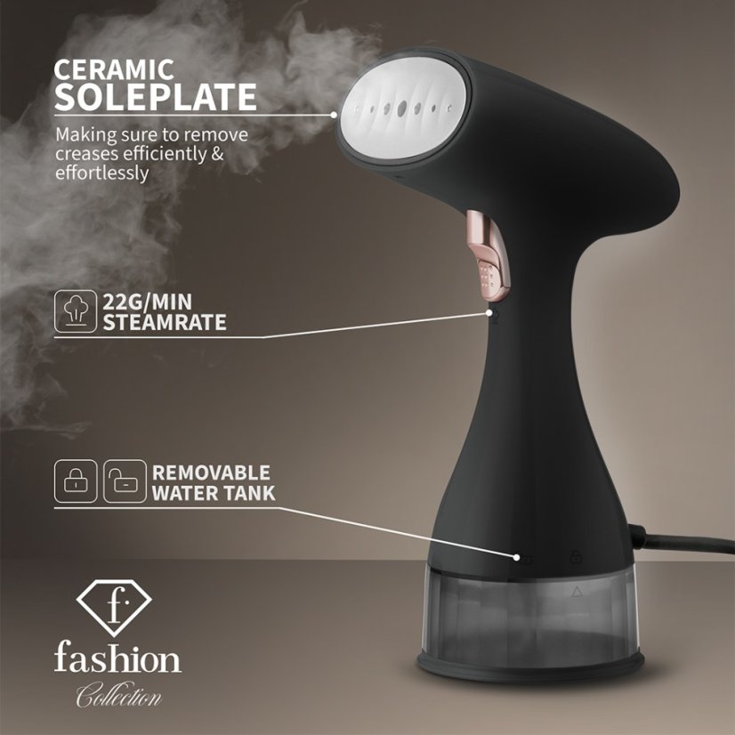 Garment Steamer Collection Negru-rosegold