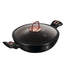 Panvica WOK s pokrievkou 30 cm Black Rose Collection