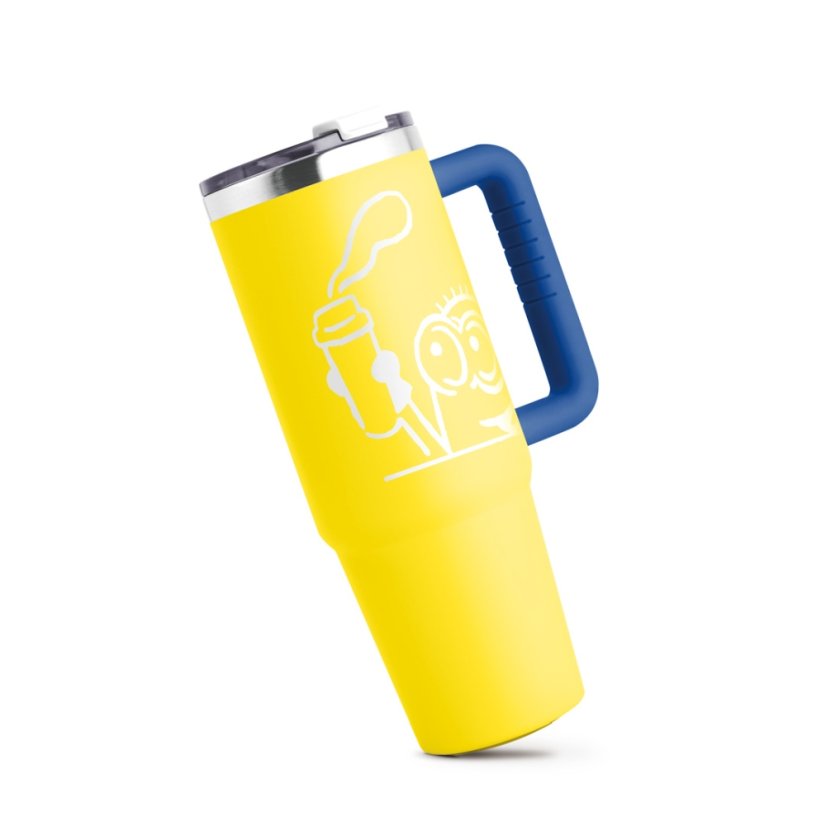 Cană termică Tumbler 1 l din colecția MINIONII