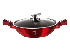 Pánev Wok s poklicí 30 cm Burgundy Metallic Line Pánev Wok s poklicí 30 cm Burgundy Metallic Line