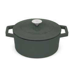 Pekáč litinový s poklicí 24 cm Matte Green Collection Pekáč litinový s poklicí 24 cm Matte Green Collection