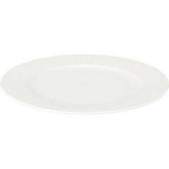 Talíř mělký sada 6 ks 27 cm bílý porcelán