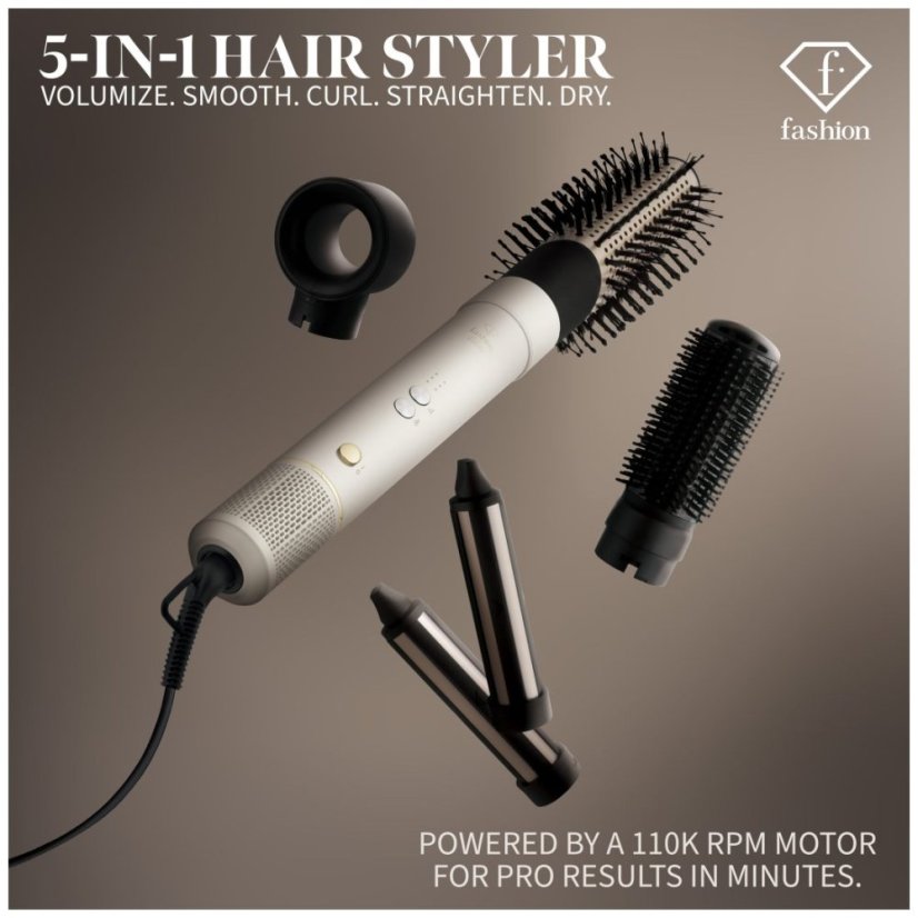 Profesionální kulmofén 5v1 s BLDC motorem Multistyler Cream Gold Collection