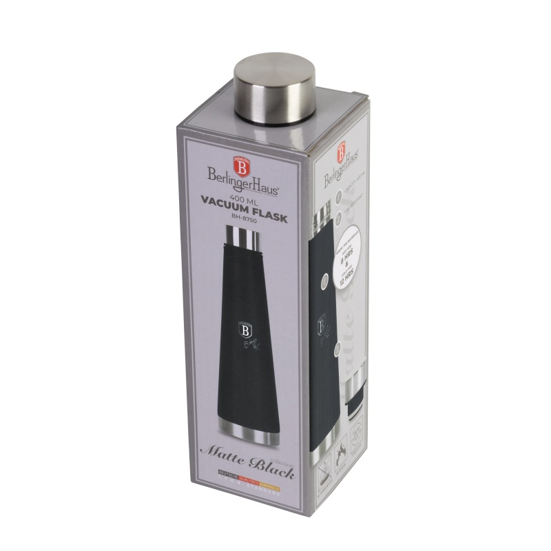 Termoska lahev na pití nerez 0,4 l Matte Black Collection
