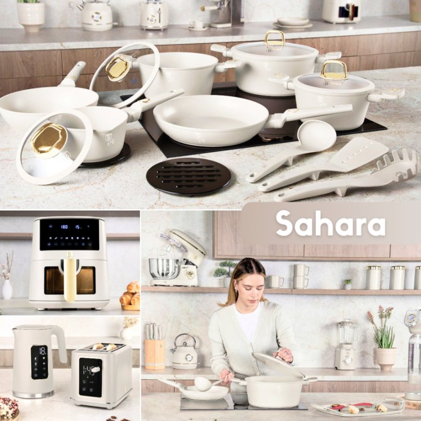 Sada pánví s titanovým povrchem 3 ks Sahara Collection steak