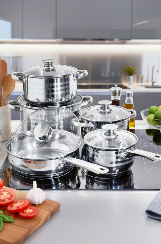 Sada nádobí nerez 10 ks Jumbo Gourmet line