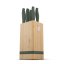 Sada nožů se stojanem BAMBOO 6 ks Matte Green Collection