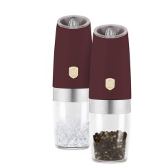 Mlynček na korenie a soľ s gravitačným mechanizmom sada 2 ks Leonardo Collection