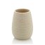 Pohár MEDEA poly béžová H 11cm / Ř 8cm