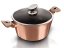 Kastrol s mramorovým povrchem a poklicí 20 cm Rosegold Metallic Line