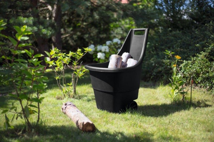 Cărucior de grădină Keter Easy Go Breeze 50L negru