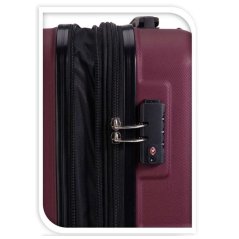 Súprava cestovných kufrov 2 ks červená