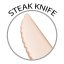 Sada příborů se steakovým nožem 12 ks nerez Rosegold Metallic Line
