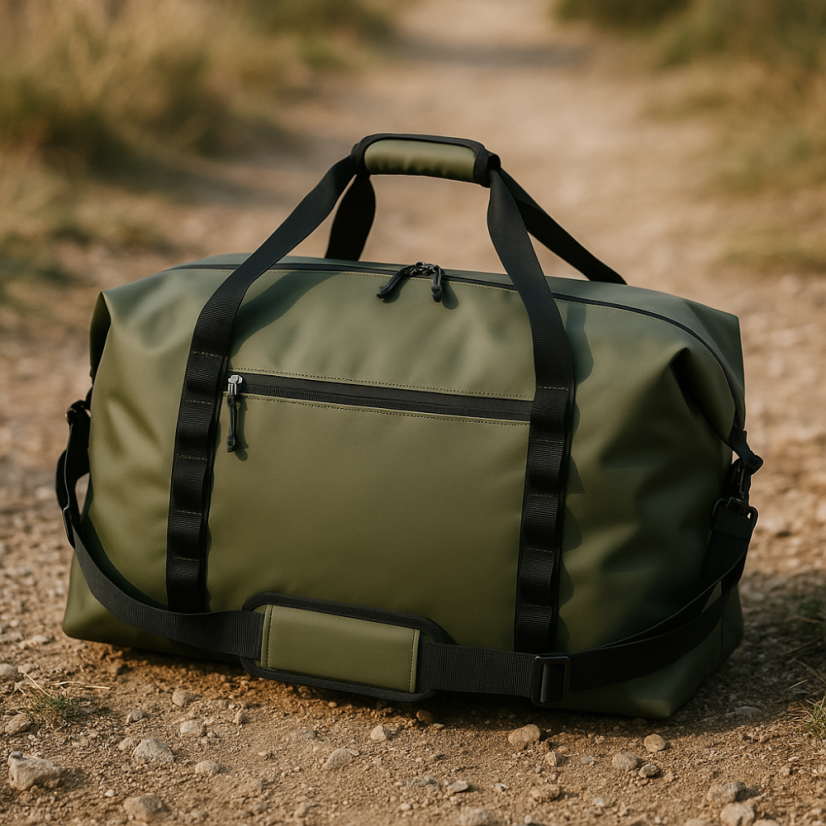 Cestovná taška vodotesná 80 litrov zelená