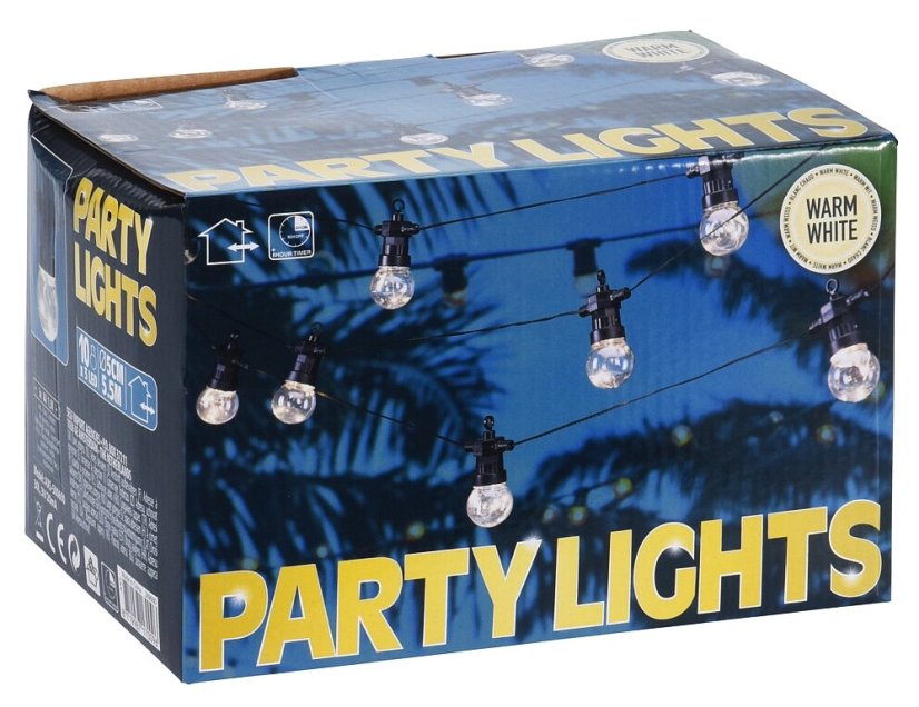 Světelný řetěz LED PARTY 10 žárovek 30LED