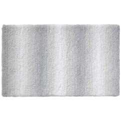 Alfombrilla de baño Ombre 120x70 cm poliéster gris