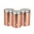Dóza na potraviny sada 3 ks Primal Rosegold Metallic Line