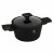Caserolă cu suprafață din titan și capac 20 cm Colecția Matte Black