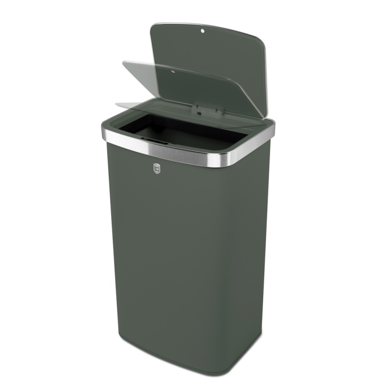 Coș de gunoi cu deschidere cu senzor 60 l Matte Green Collection