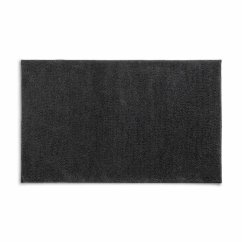 Alfombra de baño Maja 100x60 cm poliéster gris
