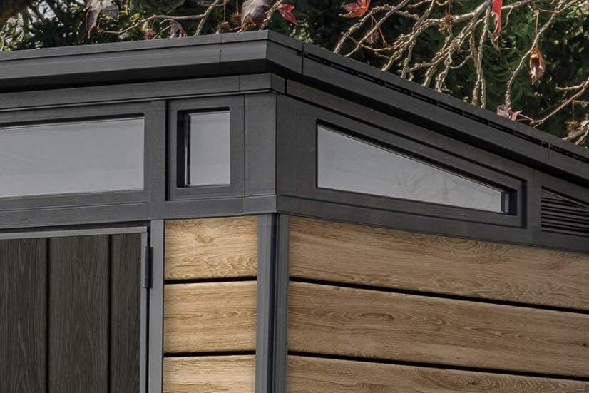 Casă de grădină Keter PENT Signature 7x7 Ashwood, cu podea