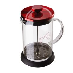 Konvička na čaj a kávu French Press 350 ml  Burgundy Metallic Line