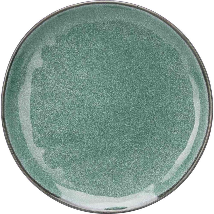 Jídelní sada 16 ks kamenina zelená