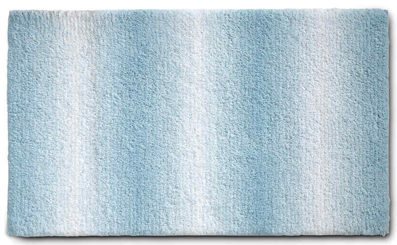 Koupelnová předložka Ombre 100x60 cm  polyester ledově modrá