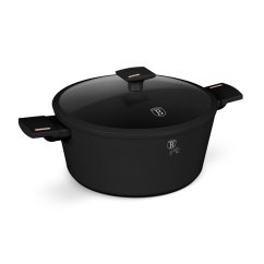 Kastrol s titanovým povrchem a poklicí 28 cm Monaco Collection