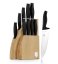 Set cutite cu suport BAMBOO 10 buc Colectia Matte Black Set cutite cu suport BAMBOO 10 buc Colectia Matte Black