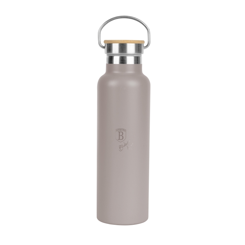 Termoska lahev s dvojitou stěnou nerez 0,6 l Taupe Collection