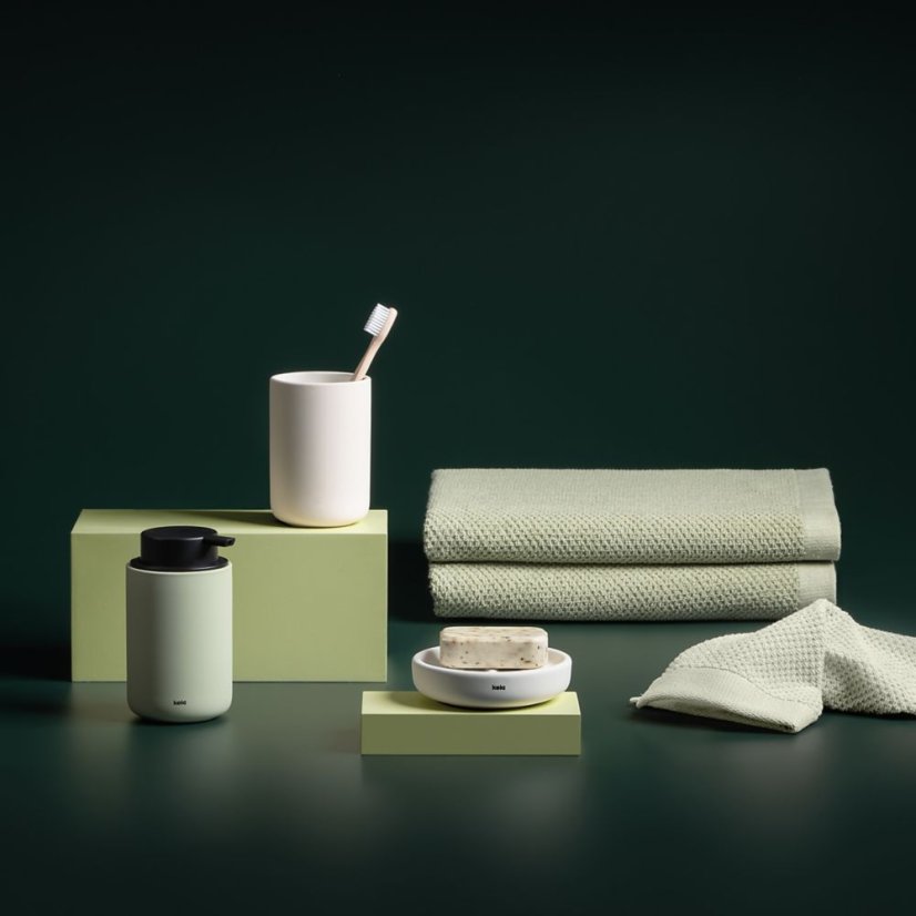 Dávkovač mýdla Sana keramika bílá 14,5 x 9 cm 300 ml