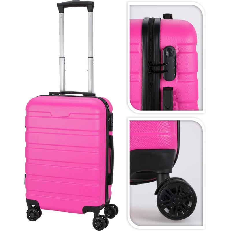 Bagaj de mână pentru avioane pe roți 32 l MAGENTA