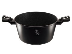 Kastrol s poklicí s mramorovým povrchem 20 cm Black Silver Collection Kastrol s poklicí s mramorovým povrchem 20 cm Black Silver Collection
