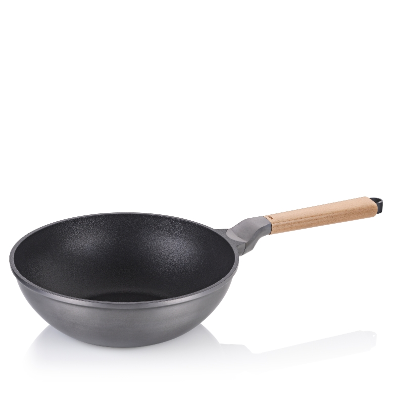 Pánev Wok Vitana litý hliník šedá 30 x 10 cm