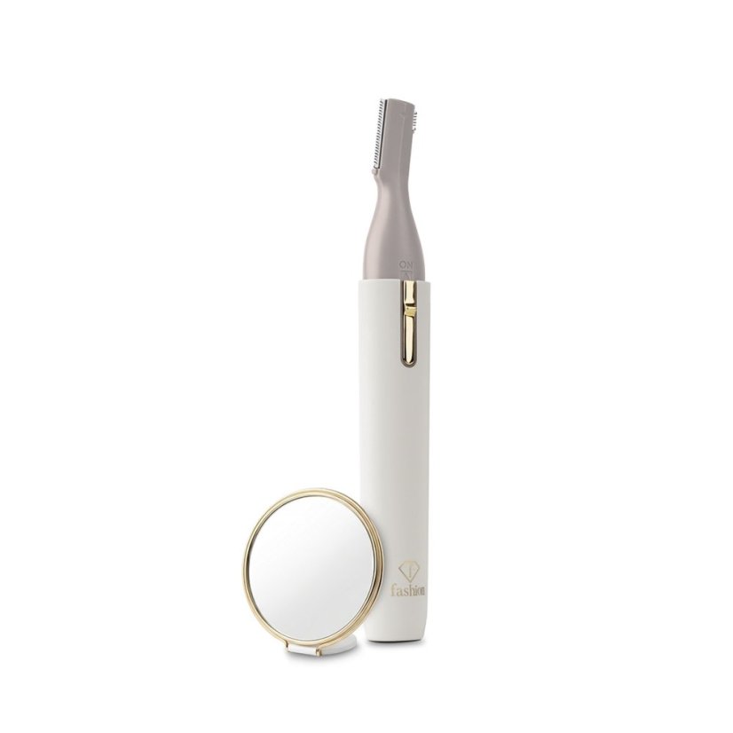 Vyhřívaná kulma na řasy a zastřihovač obočí 2v1 Cream Gold Collection