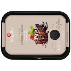 Forma na dort hranatá s titanovým povrchem 39x27 cm Leonardo Collection