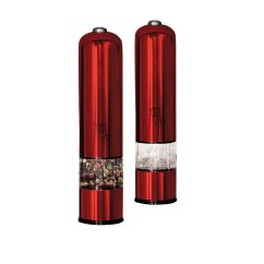 Mlýnek na pepř a sůl elektrický sada 2 ks Burgundy Metallic Line Mlýnek na pepř a sůl elektrický sada 2 ks Burgundy Metallic Line