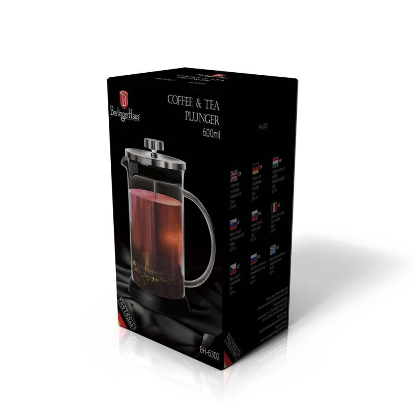 Konvička na čaj a kávu french press 600 ml